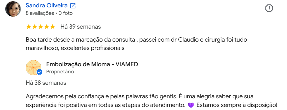 Depoimentos de clientes
