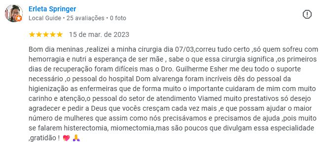 Depoimentos de clientes