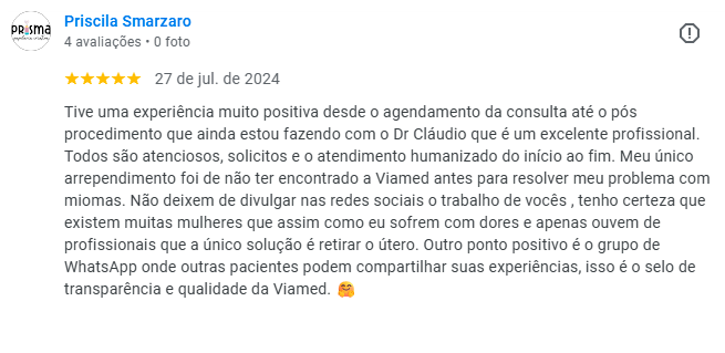 Depoimentos de clientes