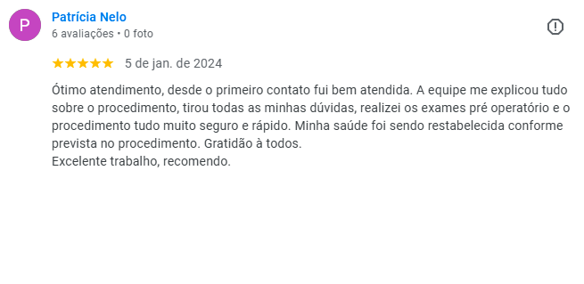 Depoimentos de clientes
